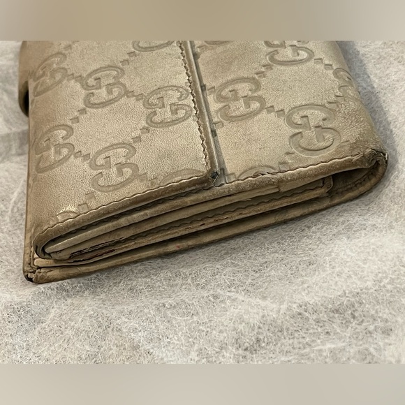 AUTHENTIC VINTAGE GUCCI GUCCISSIMA LEATHER BI-FOLD LONG WALLET - GG MONOGRAM - Picture 7 of 15